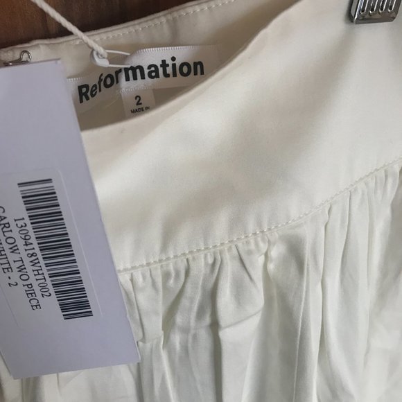 Carlow Two Piece White Size 2 NWT - Picture 5 of 5